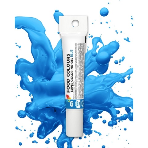 Barwnik spożywczy w żelu w tubce - Food Colours - niebieski, 20 g, sklep cukierniczy Kraków