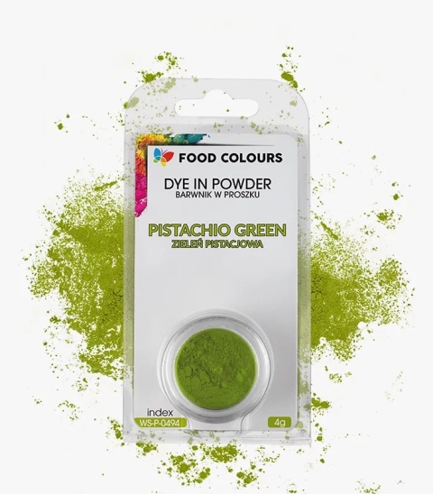 Barwnik w proszku WS-P-049 Zielony pistacjowy, sklep cukierniczy Kraków