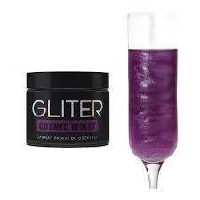 Brokat jadalny GLITER COSMIC VIOLET , sklep cukierniczy Kraków