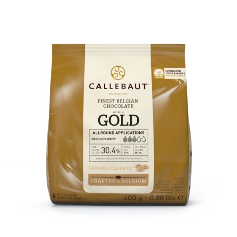 Czekolada Gold karmelowa 30,4 % 400 g Callebout, Sklep cukierniczy Kraków