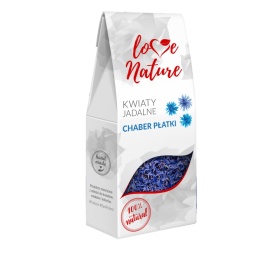Jadalne kwiaty CHABER NIEBIESKI Love Nature Sklep cukierniczy Kraków
