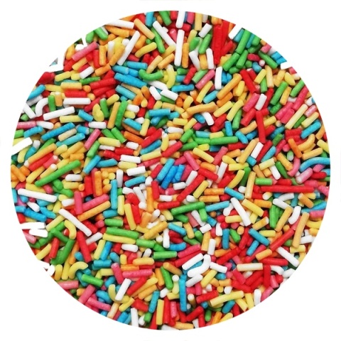 Posypka cukrowa PAŁECZKI KOLOROWE, sklep cukierniczy Kraków