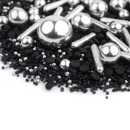 Posypka cukrowa SPARKLING BLACK słodki bufet, sklep cukierniczy kraków