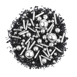 Posypka cukrowa SPARKLING BLACK słodki bufet, sklep cukierniczy kraków