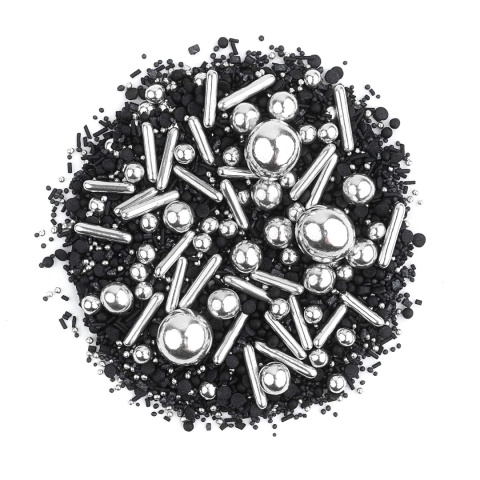 Posypka cukrowa SPARKLING BLACK słodki bufet, sklep cukierniczy kraków