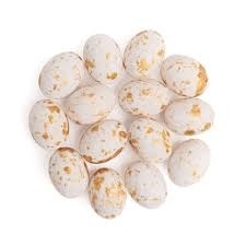 Posypka cukrowa WHITE DECOR EGGS sklep cukierniczy Kraków, jajeczka czekoladowe