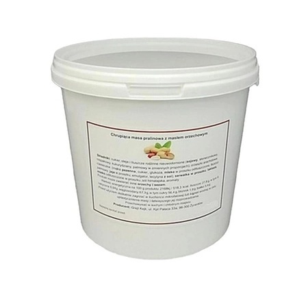 Pralina do tortu MASŁO ORZECHOWE z herbatnikami, croquant 0,5 kg Grejt Kejk, Sklep cukierniczy Kraków