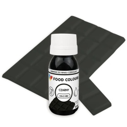 Barwnik do czekolady i mas tłustych  CZARNY 18 ml, sklep cukierniczy Kraków
