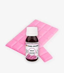 Barwnik do czekolady i mas tłustych RÓŻOWY 18 ml, sklep cukierniczy Kraków