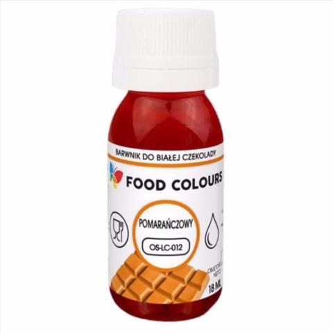 Barwnik do czekolady i mas tłustych POMARAŃCZOWY 18 ml