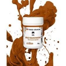 Barwnik w żelu Brąz Mahoniowy 35g, sklep cukierniczy Kraków