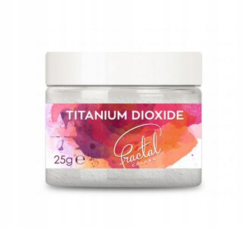 Biel tytanowa w proszku FRACTAL, sklep cukierniczy Kraków