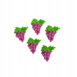 Dekoracja cukrowa Winogrona 5 szt.  Sklep cukierniczy Kraków