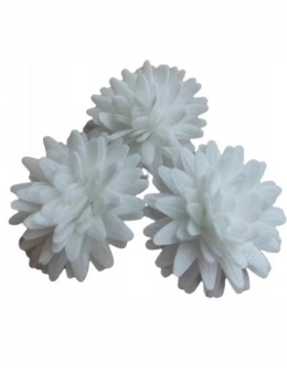 Dekoracja waflowa STOKROTKA BIAŁA 3szt, sklep cukierniczy Kraków