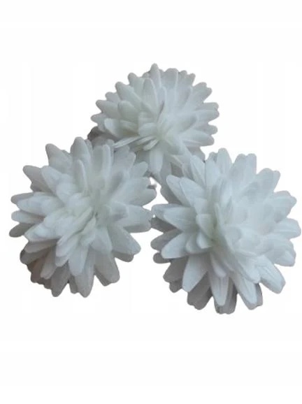 Dekoracja waflowa STOKROTKA BIAŁA 3szt, sklep cukierniczy Kraków