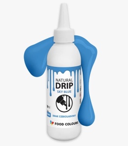 Drip do tortu, zastygająca polewa czekoladowa SKY BLUE kolor fioletowy, sklep cukierniczy Kraków