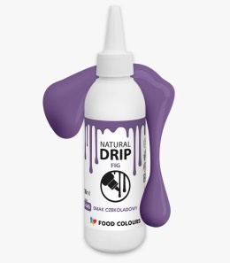 Drip do tortu, zastygająca polewa czekoladowa FIG kolor fioletowy