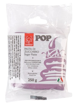 Masa cukrowa do obkładania i prostych figurek FIOLETOWA 250g Modecor, sklep cukierniczy Kraków