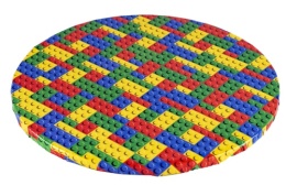 Podkład pod tort LEGO śr.25, sklep cukierniczy Kraków