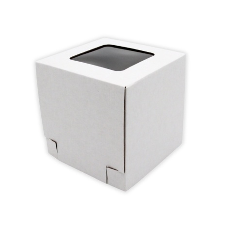 Pudełko na Bento tort 15x15x15 z okienkiem, sklep cukierniczy Kraków