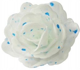 RÓŻA Pastella NAKRAPIANA NIEBIESKA 4,5 cm, sklep cukierniczy Kraków