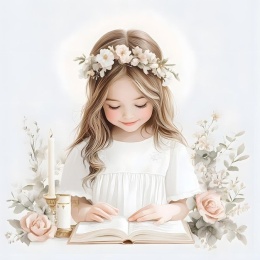 Wydruk jadalny spożywczy I Komunia Święta, sklep cukierniczy Kraków, dekoracje na tort Kraków