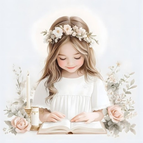 Wydruk jadalny spożywczy I Komunia Święta, sklep cukierniczy Kraków, dekoracje na tort Kraków