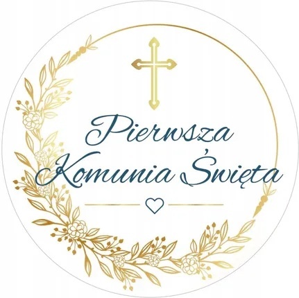 Wydruk jadalny spożywczy na tort Pierwsza Komunia święta, sklep cukierniczy Kraków, dekoracje na tort Kraków