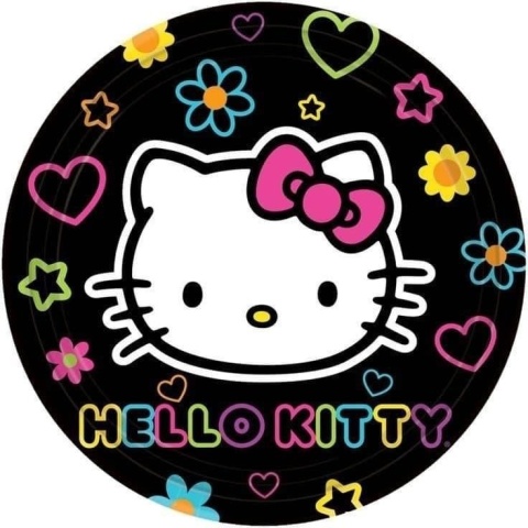 Wydruk jadalny Hello Kitty, sklep cukierniczy Kraków, dekoracje na tort Kraków