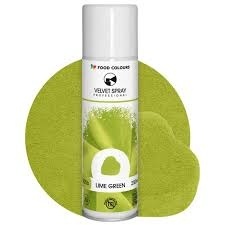 Zamsz w sprayu LIME GREEN, sklep cukierniczy Kraków