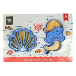 Foremki ze stemplem do ciastek masy SYRENKA i MUSZELKA 2szt, sklep cukieniczy Kraków