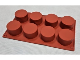 Forma silikonowa do muffinek monoporcij 5,6x3,4cm 8szt, sklep cukierniczy Kraków