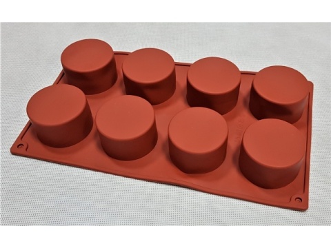 Forma silikonowa do muffinek monoporcij 5,6x3,4cm 8szt, sklep cukierniczy Kraków