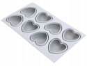 Forma silikonowa SERCA 8 gniazd 19x10 cm, sklep cukierniczy Kraków