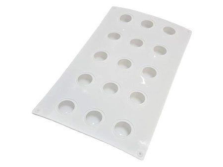 Forma silikonowa na monoporcje biała kule 3,3cm 15szt, sklep cukierniczy Kraków