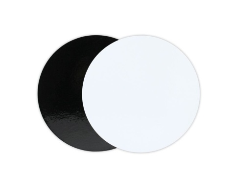 Podkład cienki pod ciasto BIAŁO-CZARNY 24cm, sklep cukierniczy Kraków