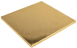 Podkład kwadratowy pod tort ZŁOTY 20x20, sklep cukierniczy Kraków