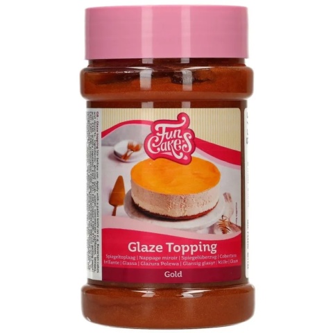 Polewa lustrzana Mirror Glaze Złota 375g, sklep cukierniczy kaków