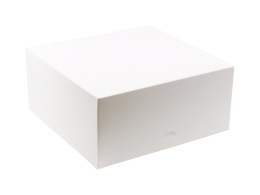 Pudełko na ciasto z 25x25x12 cm BIAŁE, sklep cukierniczy Kraków