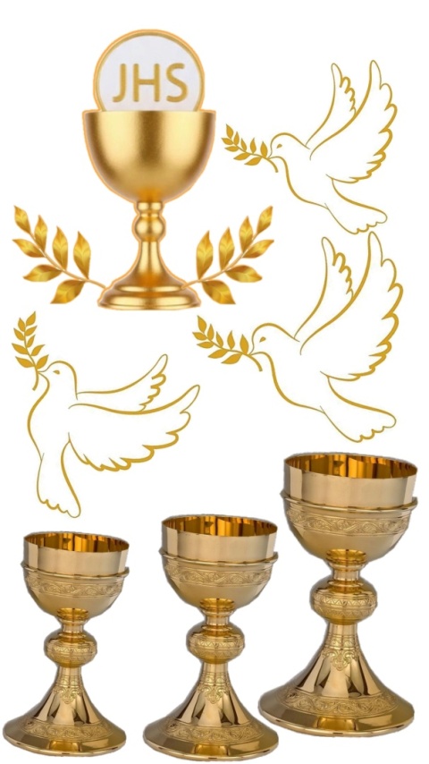 Wydruk jadalny na tort KOMUNIA ŚWIĘTA wz.XII, sklep cukierniczy Kraków