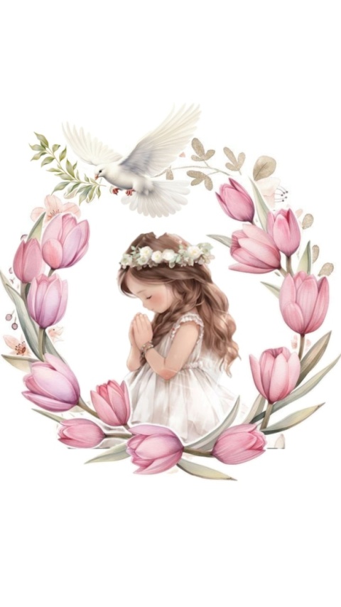 Wydruk jadalny na tort KOMUNIA ŚWIĘTA wz.XWydruk jadalny na tort KOMUNIA ŚWIĘTA wz.XVII, sklep cukierniczy Kraków