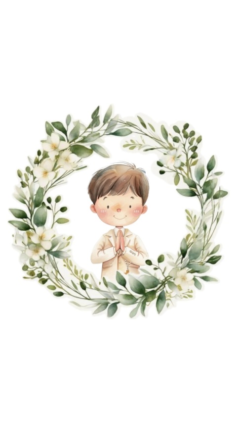 Wydruk jadalny na tort KOMUNIA ŚWIĘTA wz.XVI, sklep cukierniczy Kraków