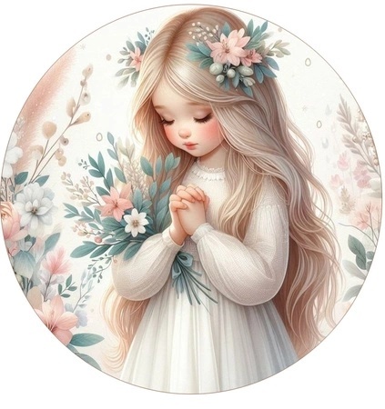 Wydruk jadalny na tort KOMUNIA ŚWIĘTA wz.XI, sklep cukierniczy Kraków