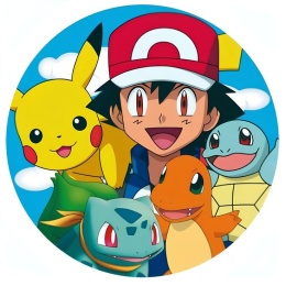 Wydruk jadalny na tort POKEMON wz.II, sklep cukierniczy Kraków