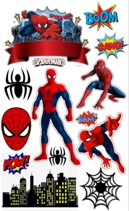 Wydruk jadalny na tort SPIDERMAN wz.I, sklep cukierniczy Kraków