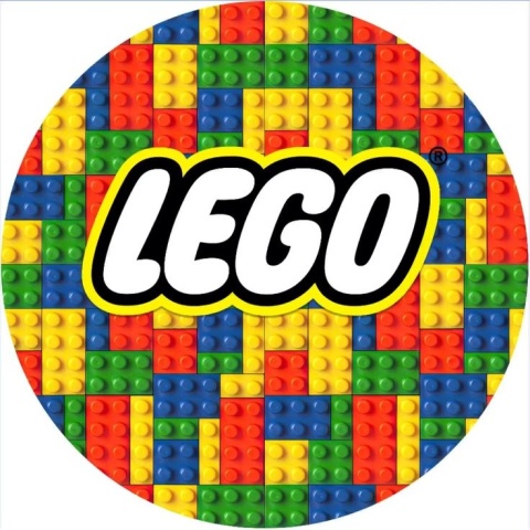 Wydruk jadalny na tort LEGO wz.I, sklep cukierniczy Kraków