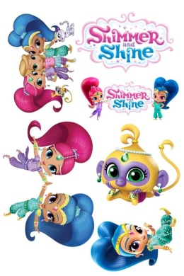 Wydruk jadalny na tort SHIMMER I SHINE wz. I, sklep cukierniczy Kraków