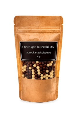 Chrupiące kuleczki MIX- posypka czekoladowa 50g,sklep cukierniczy Kraków