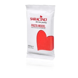 Masa cukrowa do modelowania CZERWONA 250g Saracino,sklep cukierniczy Kraków