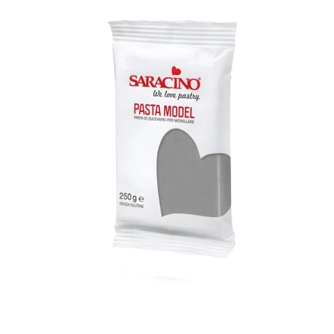 Masa cukrowa do modelowania SZARY 250g Saracino,sklep cukierniczt Kraków